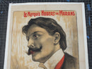 The Marquis Herbert de Marans: original French Lithograph Theater Poster ca. 1895