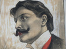 The Marquis Herbert de Marans: original French Lithograph Theater Poster ca. 1895