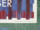 Remember The Twin Towers 9.11.01 original Poster by Cloutier 2001