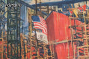 On The Job For Victory - World War One Ship Yard - Jonas Lie 1918