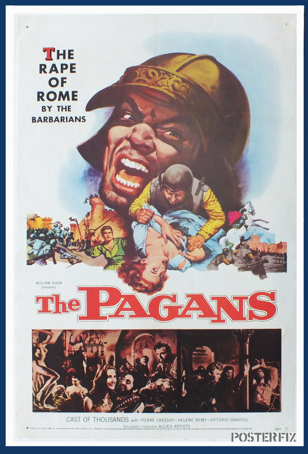 The Pagans - original US 1-sheet Poster - 1958